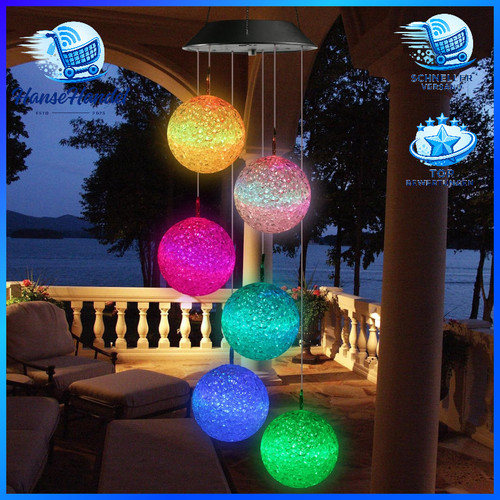 Solar windspiel garten led - windspiel,