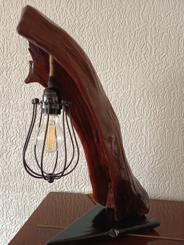 Tischlampe aus holz - tischlampe,