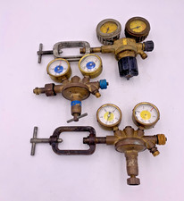 Konvolut Flaschendruckminderer Acetylen, Sauerstoff