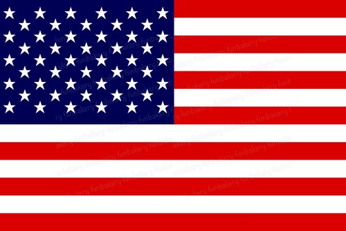 Usa flagge tortenaufleger - usa,