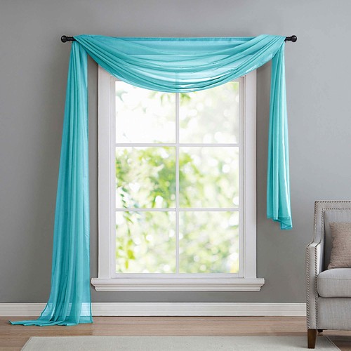 Voile querbehang - voile,