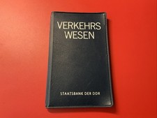 DDR Themensatz Verkehrswesen 2 x 5 Mark 1988 mit Medaille-Münztasche