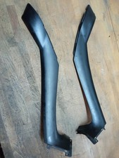 Seitenverkleidung Set Fußraum Mittelteil Schwarz Original Piaggio MP3 125-500 LT