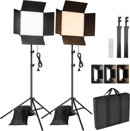 448 led videolicht panel set - 448,