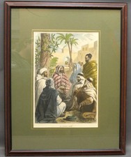 Altcolorierter Kupferstich "Le