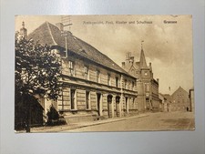 1917 alte AK Gransee Amtsgreicht Post Kloster Schulhaus / Oberhavel