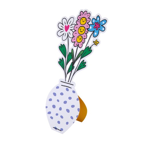 Die cut blue - die, spots