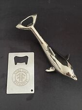 2 Flaschenöffner - Delfin + Underberg - Edelstahl