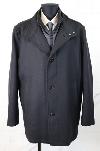 Hugo boss schwarzer mantel - hugo,