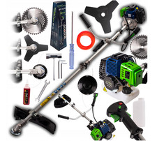 Motorsense Rasentrimmer Benzin Sense Freischneider 7,2 PS Neues Modell 10in1 SET