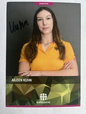 original sign. Autogrammkarte Olympia Leichtathletik Hammerwurf Aileen Kuhn