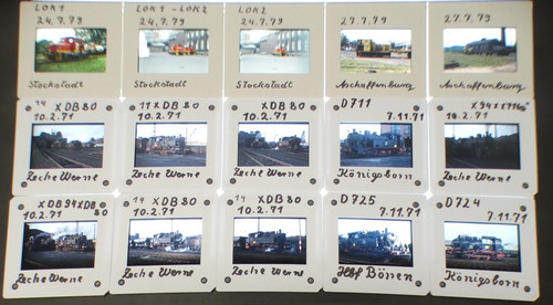 Slides locomotives - 35,