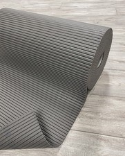 Badematten Saunaläufer Uni grau • Weichschaummatte • Länge wählbar • abwaschbar 