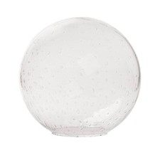 Lampenschirm Kugelglas Ersatzglas 4518 Lampenglas Klarglas Luftblasen Ø250/110mm