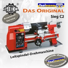 Metalldrehmaschine C2/300 Sieg Machines + 11-teiliger HM Drehmeißelsatz TOPP