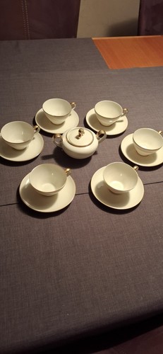 Elegantes porzellan teeservice - elegantes, porzellan-teeservice