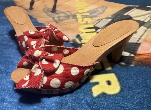 Miu damen clogs - clogs, rot/weiß