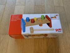 Goki Hammerbank, Klopfbank, Holzspielzeug, Baby Kleinkind