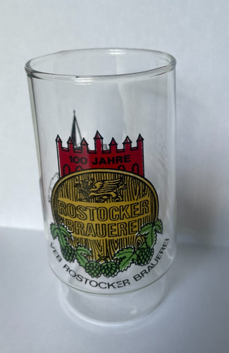 Glas rostocker brauerei - brauerei, ddr
