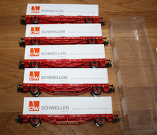 Piko 5x Containerwagen Güterwagen Spur H0