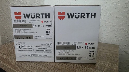 Würth diga cs2 cs3 nägel - diga,