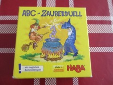 ABC Zauberduell Buchstabenspiel von Haba neuwertig 6-99 Jahre