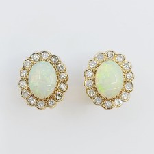 Ohrstecker 333/- mit Opal und