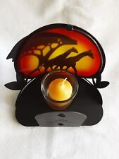 Party Lite Kerzen/ Motivhalter Afrika mit original  Glas und Kerze