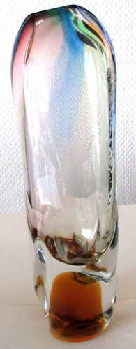 Bohemian czech glas vase josef - bohemian,