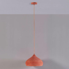 Lindby Terracotta-Pendelleuchte Fiona Hängeleuchte Deckenlampe Lampe E27 ora839