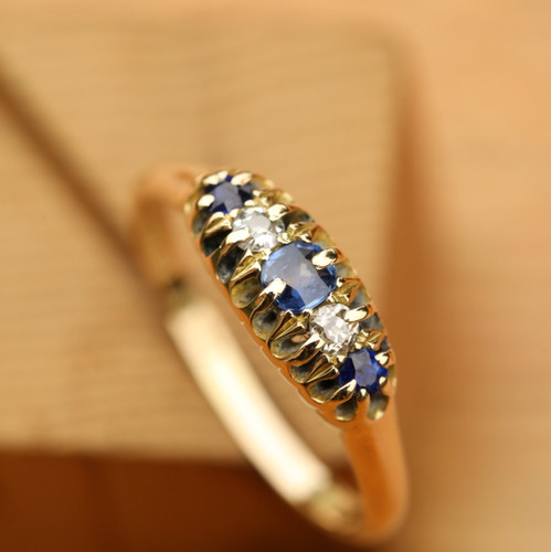 18kt massiver gelbgold ring - massiver,