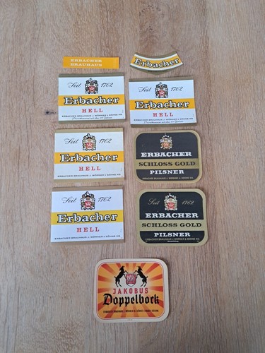 Bieretiketten erbacher - ☆☆bieretiketten,