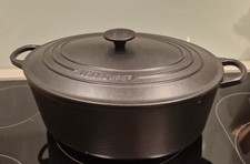Le Creuset Signature Oval Bräter 33 cm - Schwarz 