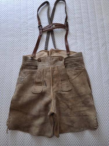 Hirschlederhose kurz 50 - kurz,
