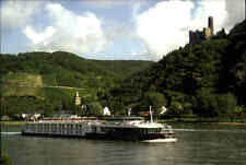 Rhein Schiff Rhine Ship Serenade Binnenschiff River Cruising in Germany color AK