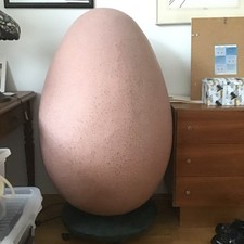 Werbung Großes Hühnerei Ei Werbeobjekt Werbung Reklame ,Wasserfest, ca 1,2 Meter