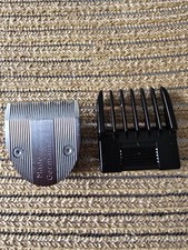 Friseur MOSER Haarschneidemaschine Chrom Mini ! Schneidesatz ! mit Aufsteckkamm