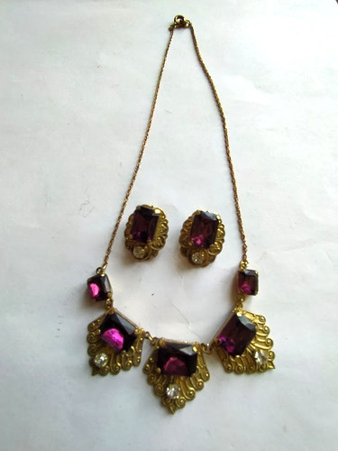 Gablonzer schmuckset 30er - gablonzer,