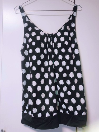 Schwarzer rockabilly tankini - schwarzer, rockabilly-tankini