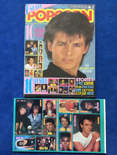 Zeitschrift Popcorn 2/1986: A-HA-Riesenposter, Depeche Mode Poster, Star Sticker