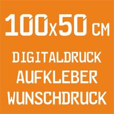 Digitaldruck Aufkleber Wunschdruck drucken Druck Folie Sticker Label 100x50cm