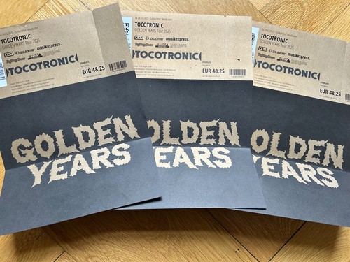 Drei tickets tocotronic - tickets,