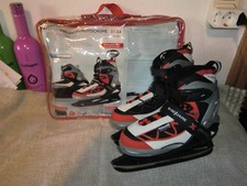 B-Square Kinder Freizeit Schlittschuhe Gr. EU 31-34, Schwarz-weiss, neuwert!(23)