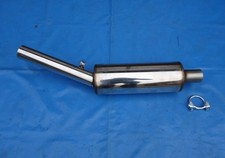 Sportauspuff Endschalldämpfer VW Golf 1 Edelstahl Gruppe Gr A  EG Nummer 1x76