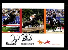 Ingrid Klimke Autogrammkarte Original Signiert Reiten + A 244819