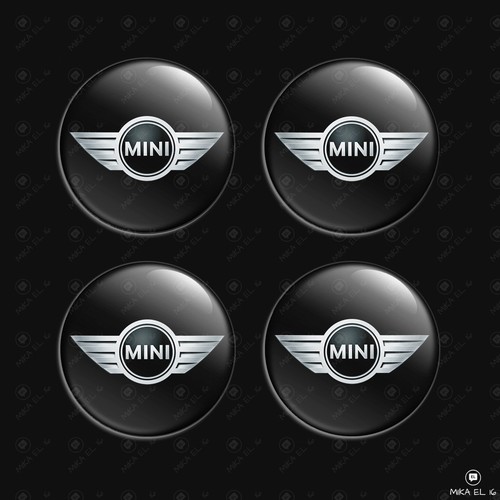 Mini radnabenkappen aufkleber - mini,