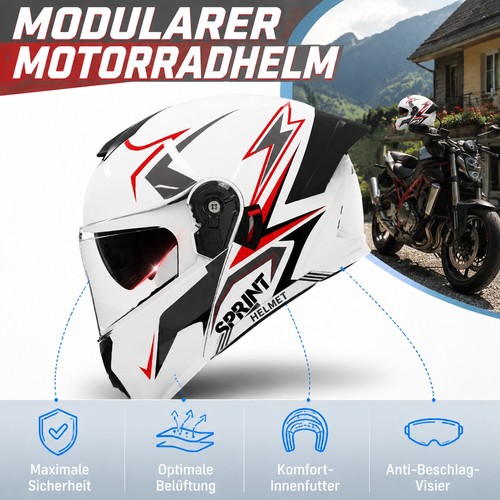 Motorrad klapphelm großem - motorrad,
