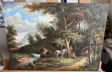 Ölgemälde, eine romantische