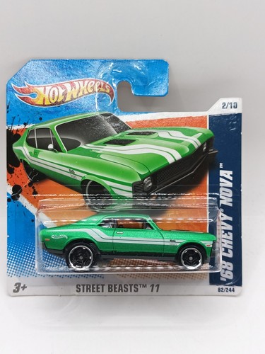 Hot wheels chevrolet nova - chevrolet, 68'