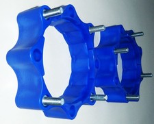 Spurverbreiterungen für Quad ATV 110 mm - 115 mm Lochkreis hinten und vorne blau